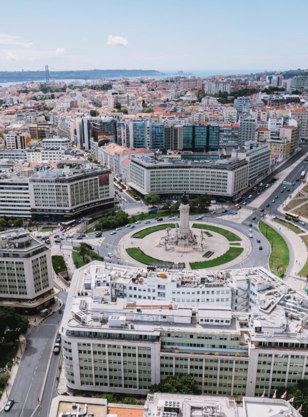 Lisbon city skyline with red rooftops and the Tagus River – Discover Portugal's History and Live the Legend! | PORTUGALTRIPGUIDES
