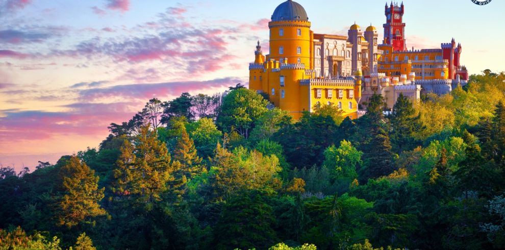 Colorful towers and architecture of Pena Palace in Sintra – Discover Portugal's History and Live the Legend! | PORTUGALTRIPGUIDES