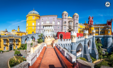 Colorful towers and architecture of Pena Palace in Sintra – Discover Portugal's History and Live the Legend! | PORTUGALTRIPGUIDES