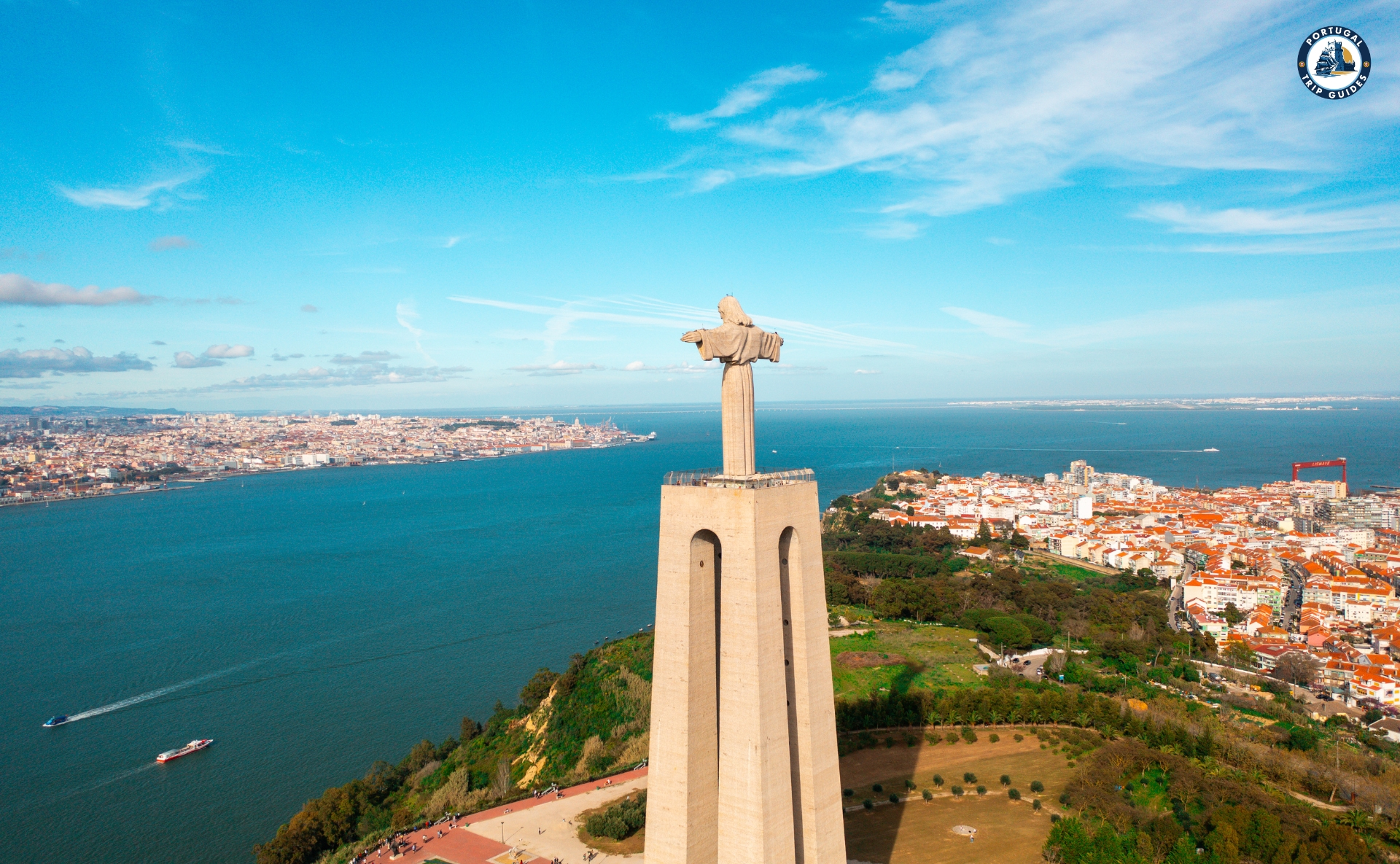 Sanctuary of Christ the King statue overlooking Lisbon – Discover Portugal's History and Live the Legend! | PORTUGALTRIPGUIDES