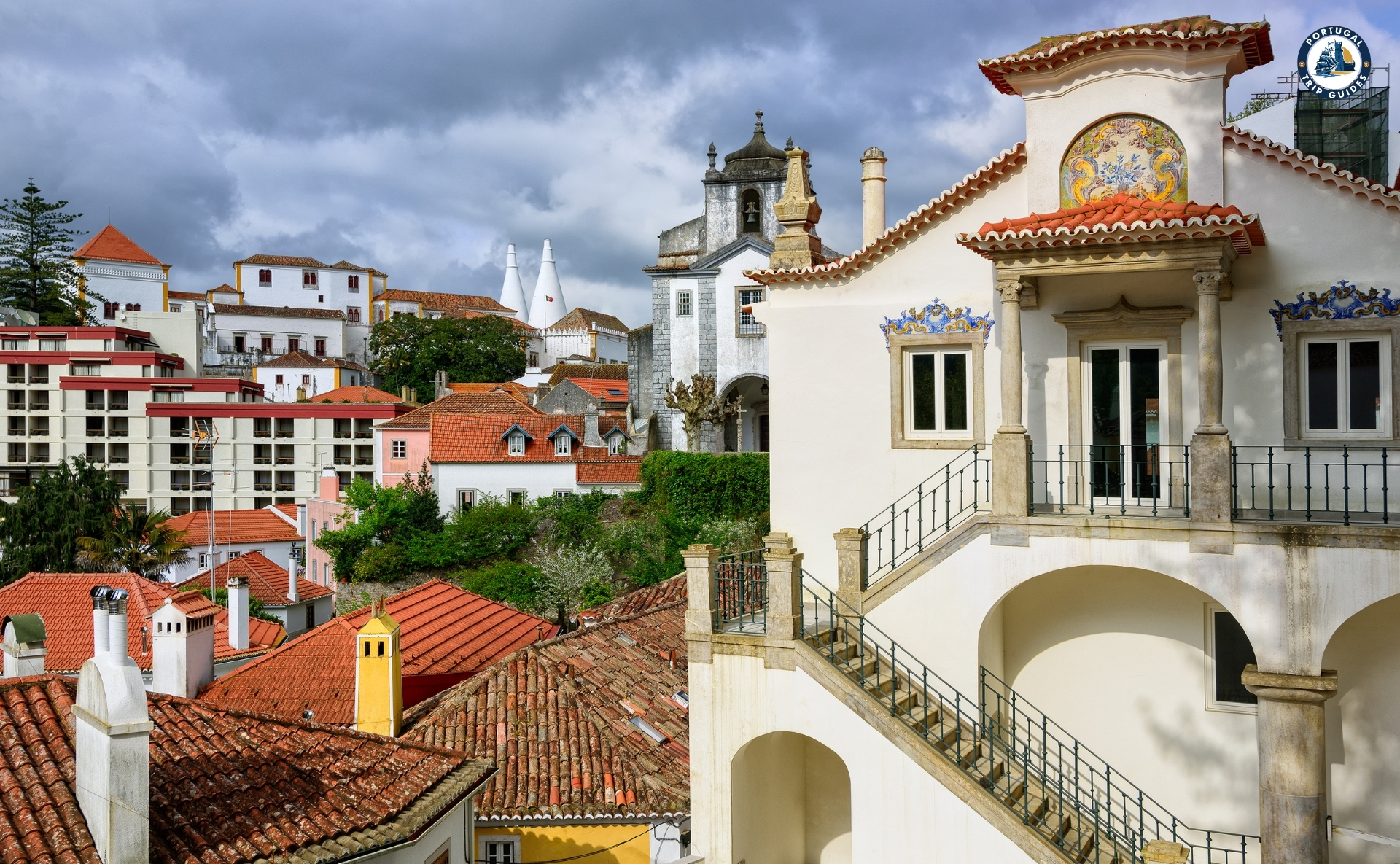 Colorful streets and historic architecture of Sintra Town – Discover Portugal's History and Live the Legend! | PORTUGALTRIPGUIDES, Sintra Private Day Tour
